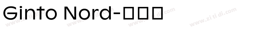 Ginto Nord字体转换